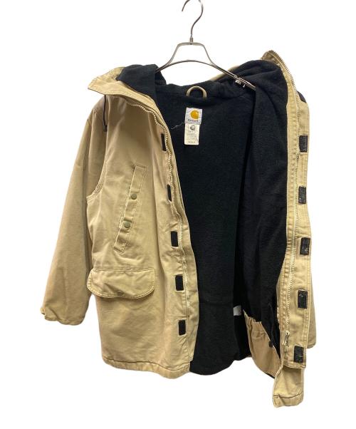 CarHartt（カーハート）CarHartt (カーハート) ダックフーデッドコート ベージュ サイズ:Ｍの古着・服飾アイテム