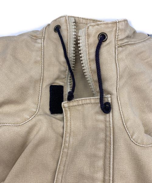 CarHartt（カーハート）CarHartt (カーハート) ダックフーデッドコート ベージュ サイズ:Ｍの古着・服飾アイテム