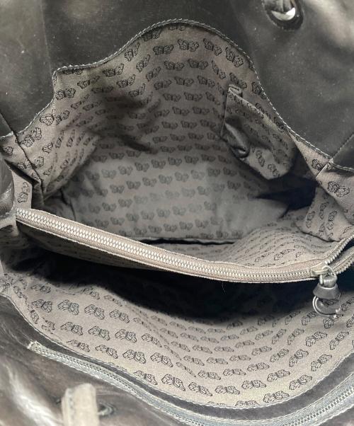 BOTTEGA VENETA（ボッテガベネタ）BOTTEGA VENETA (ボッテガベネタ) イントレチャートトートバッグ ブラウンの古着・服飾アイテム