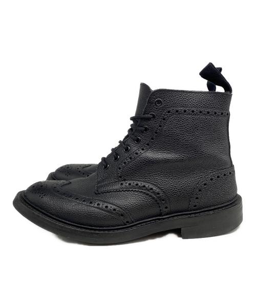 Tricker's（トリッカーズ）Tricker's (トリッカーズ) SOPHNET. (ソフネット) IN ZIP COUNTRY BOOTS ブラック サイズ:9の古着・服飾アイテム