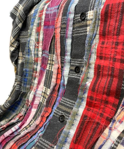 Rebuild by Needles（リビルドバイニードルス）Rebuild by Needles (リビルドバイニードルス) 再構築シャツ ブラック サイズ:Ｓの古着・服飾アイテム