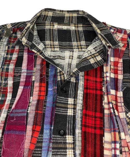 Rebuild by Needles（リビルドバイニードルス）Rebuild by Needles (リビルドバイニードルス) 再構築シャツ ブラック サイズ:Ｓの古着・服飾アイテム