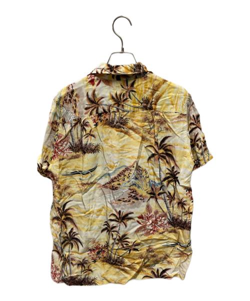 PENNEYS（ペニーズ）PENNEYS (ペニーズ) 推定50-60’s レーヨンアロハシャツ イエロー サイズ:サイズ詳細参照の古着・服飾アイテム