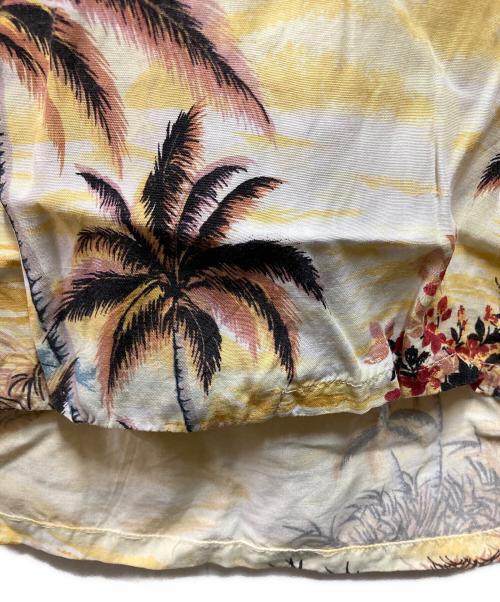 PENNEYS（ペニーズ）PENNEYS (ペニーズ) 推定50-60’s レーヨンアロハシャツ イエロー サイズ:サイズ詳細参照の古着・服飾アイテム