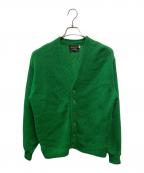 CAMPUSキャンパス）の古着「60-70'sウール モヘアカーディガン」｜グリーン