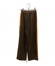 6(ROKU) BEAUTY&YOUTH（ロク ビューティーアンドユース）の古着「25SS トラックイージーパンツ」｜ブラウン