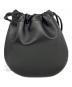 HYKE (ハイク) chacoli (チャコリ) leather drawstring bag S ブラック：20000円