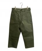 Traditional Weatherwearトラディショナルウェザーウェア）の古着「25SS UNIONSLACKS 111 MOLESKIN」｜グリーン