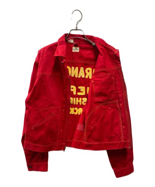 Wrangler（ラングラー）Wrangler (ラングラー) 復刻 12MJZチャンピオンジャケット レッド サイズ:40の古着・服飾アイテム