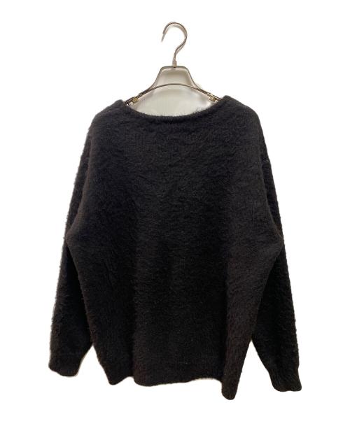 Ron Herman（ロンハーマン）Ron Herman (ロンハーマン) アルパカサリーフォックス ダブルフェイス ニットカーディガン ブラック サイズ:Lの古着・服飾アイテム
