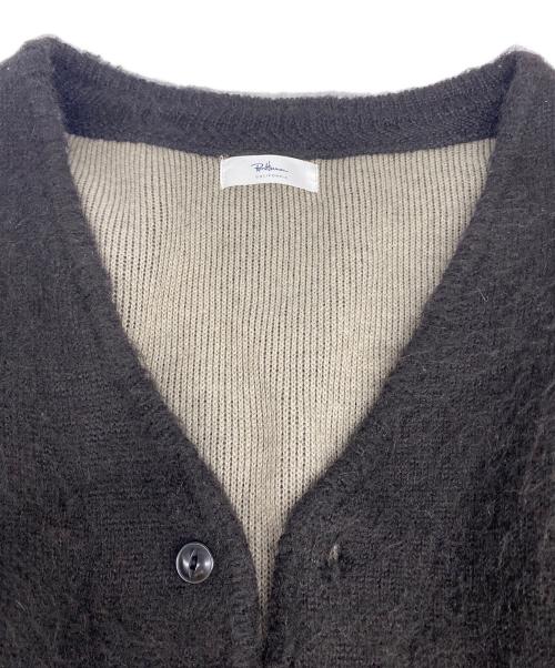 Ron Herman（ロンハーマン）Ron Herman (ロンハーマン) アルパカサリーフォックス ダブルフェイス ニットカーディガン ブラック サイズ:Lの古着・服飾アイテム