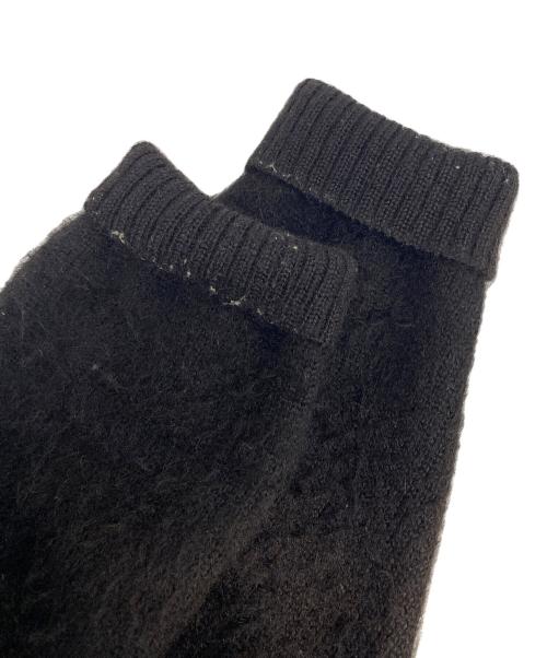 Ron Herman（ロンハーマン）Ron Herman (ロンハーマン) アルパカサリーフォックス ダブルフェイス ニットカーディガン ブラック サイズ:Lの古着・服飾アイテム