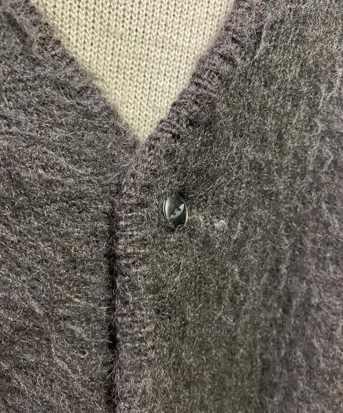 Ron Herman（ロンハーマン）Ron Herman (ロンハーマン) アルパカサリーフォックス ダブルフェイス ニットカーディガン ブラック サイズ:Lの古着・服飾アイテム