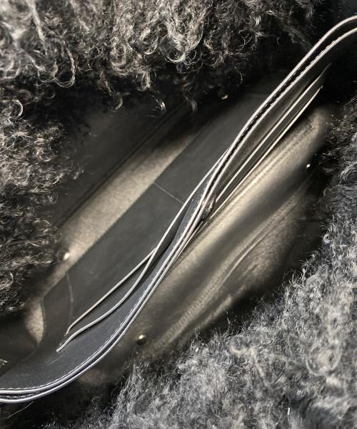 JIL SANDER（ジルサンダー）JIL SANDER (ジルサンダー) 裏ファー2WAYバッグ ブラックの古着・服飾アイテム