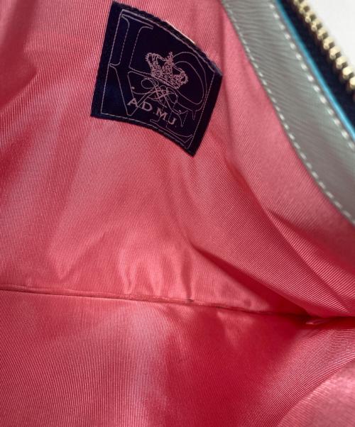 A.D.M.J.（エーディーエムジェイ）A.D.M.J. (エーディーエムジェイ) モーツァルト フラットショルダーバッグ ネイビーの古着・服飾アイテム