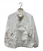 California General Storeカリフォルニアジェネラルストア）の古着「リサイクル ナイロン スタンド ブルゾン」｜ホワイト