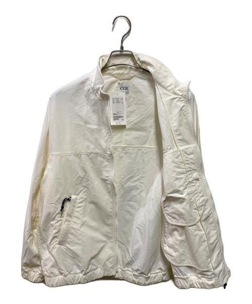 California General Store（カリフォルニアジェネラルストア）California General Store (カリフォルニアジェネラルストア) リサイクル ナイロン スタンド ブルゾン ホワイト サイズ:M 未使用品の古着・服飾アイテム