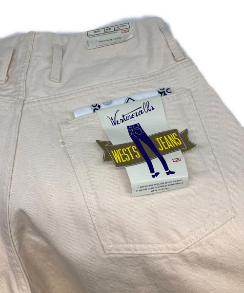 WESTOVERALLS（ウエストオーバーオールズ）WESTOVERALLS (ウエストオーバーオールズ) 883Sデニムパンツ ベージュ サイズ:32 未使用品の古着・服飾アイテム