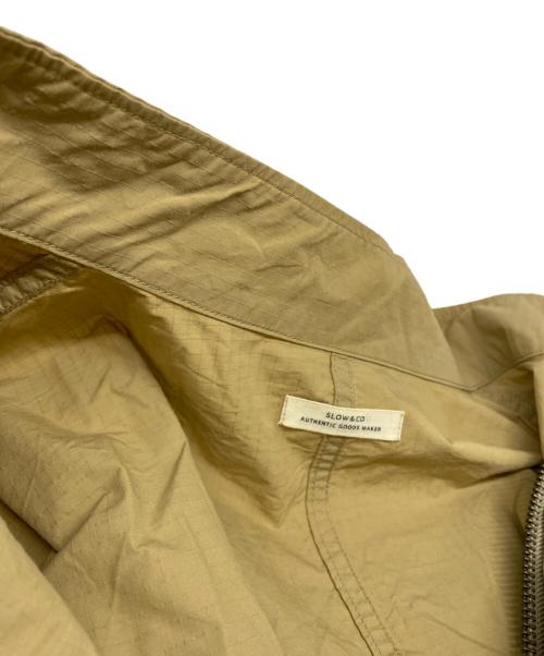 SLOW&CO（スロウアンドコー）SLOW&CO (スロウアンドコー) Fish Tail - Short Jacket - ベージュ サイズ:3の古着・服飾アイテム