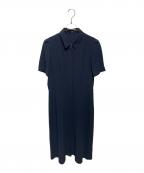 theoryセオリー）の古着「Powder Crepe CL Dart Shirt DR」｜ネイビー