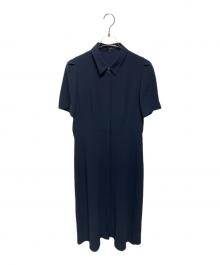 theory（セオリー）の古着「Powder Crepe CL Dart Shirt DR」｜ネイビー