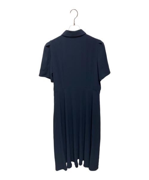 theory（セオリー）theory (セオリー) Powder Crepe CL Dart Shirt DR ネイビー サイズ:8の古着・服飾アイテム