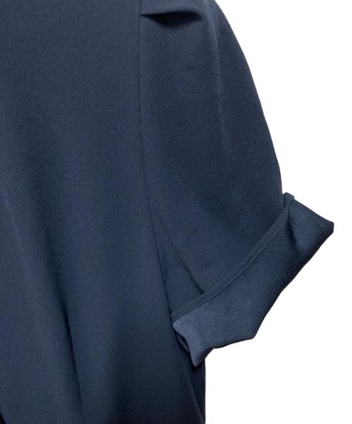 theory（セオリー）theory (セオリー) Powder Crepe CL Dart Shirt DR ネイビー サイズ:8の古着・服飾アイテム