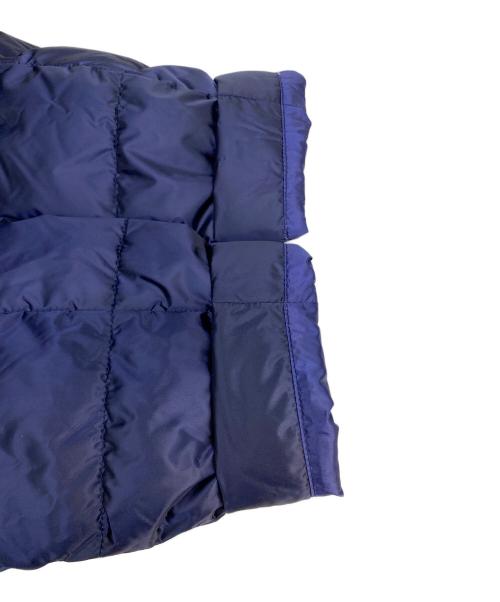 PRADA（プラダ）PRADA (プラダ) ノーカラーダウンジャケット ネイビー サイズ:48の古着・服飾アイテム