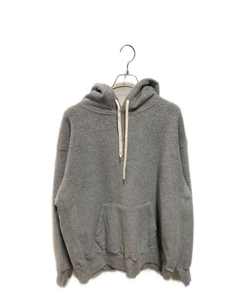 Denham（デンハム）Denham (デンハム) パイル地パーカー グレー サイズ:ＸＬの古着・服飾アイテム