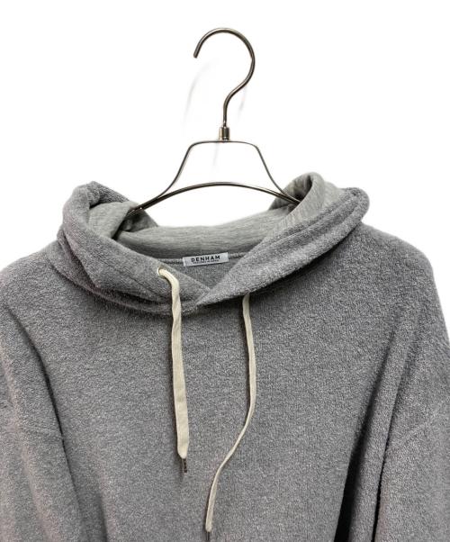 Denham（デンハム）Denham (デンハム) パイル地パーカー グレー サイズ:ＸＬの古着・服飾アイテム