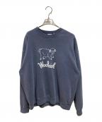 WOOLRICHウールリッチ）の古着「ランニング シープ スウェットシャツ」｜ネイビー