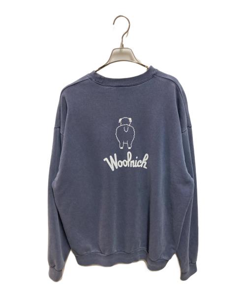 WOOLRICH（ウールリッチ）WOOLRICH (ウールリッチ) ランニング シープ スウェットシャツ ネイビー サイズ:Lの古着・服飾アイテム