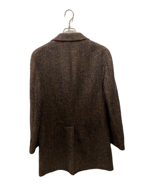 TAGLIATORE（タリアトーレ）TAGLIATORE (タリアトーレ) Herringbone Chester coat ブラウン サイズ:50の古着・服飾アイテム