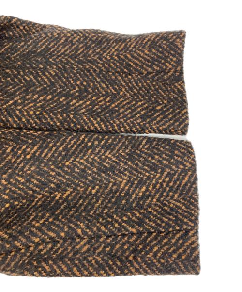 TAGLIATORE（タリアトーレ）TAGLIATORE (タリアトーレ) Herringbone Chester coat ブラウン サイズ:50の古着・服飾アイテム