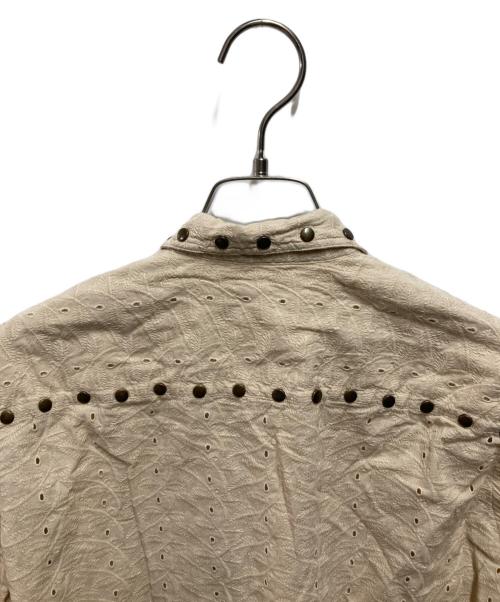 CMMN SWDN（コモンスウェーデン）CMMN SWDN (コモンスウェーデン) カットワークシャツ ベージュ サイズ:46の古着・服飾アイテム