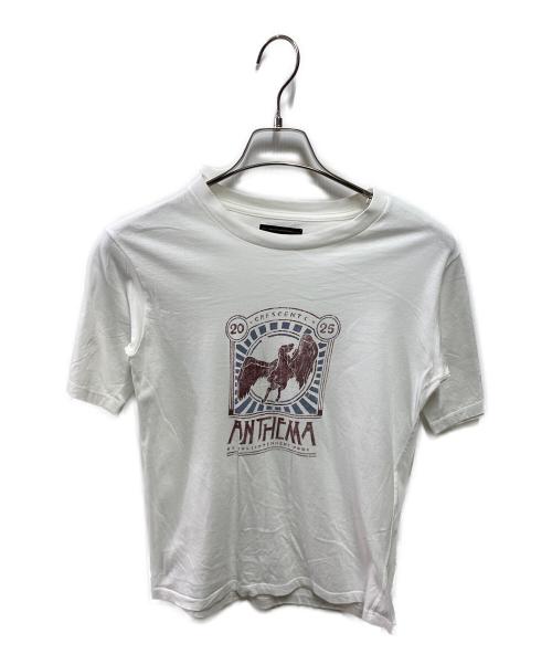 ANTHEM A（アンセム エー）ANTHEM A (アンセム エー) ANTHEM A BAND T-SHIRTS ホワイトの古着・服飾アイテム
