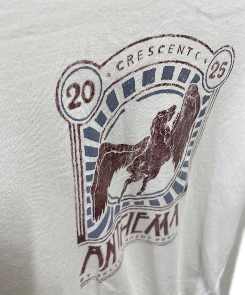 ANTHEM A（アンセム エー）ANTHEM A (アンセム エー) ANTHEM A BAND T-SHIRTS ホワイトの古着・服飾アイテム