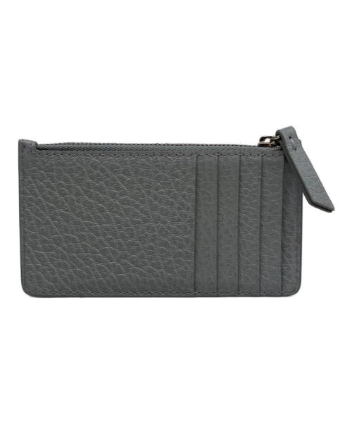 Maison Margiela（メゾンマルジェラ）Maison Margiela (メゾンマルジェラ) グレインレザー カード&コインケース ミニウォレット スカイブルーの古着・服飾アイテム