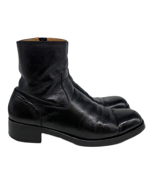 H BEAUTY&YOUTH（エイチ ビューティー&ユース）H BEAUTY&YOUTH (エイチ ビューティー&ユース) H SHINY ZIPPER BOOTS ブラック サイズ:7の古着・服飾アイテム