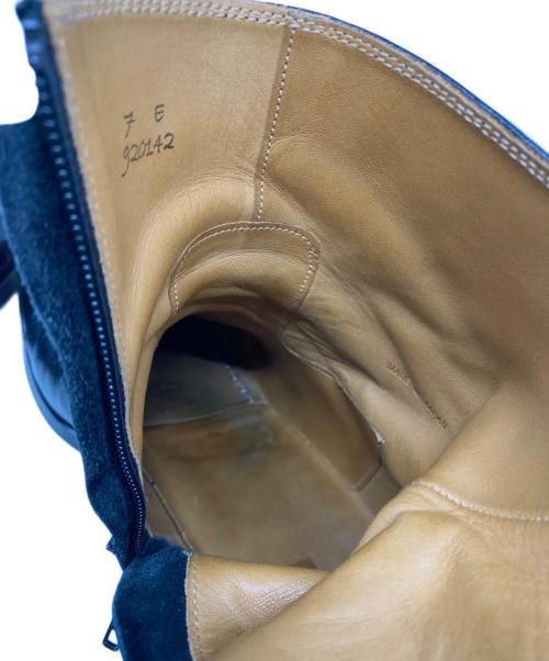 H BEAUTY&YOUTH（エイチ ビューティー&ユース）H BEAUTY&YOUTH (エイチ ビューティー&ユース) H SHINY ZIPPER BOOTS ブラック サイズ:7の古着・服飾アイテム