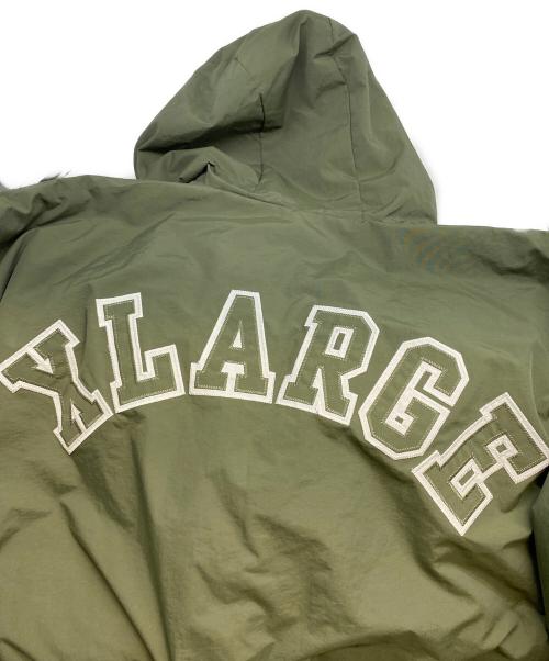 X-LARGE（エクストララージ）X-LARGE (エクストララージ) NYLON PUFFER JACKE グリーン サイズ:XLの古着・服飾アイテム