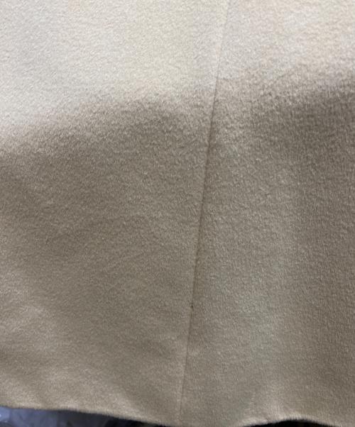 Burberry's（バーバリー）Burberry's (バーバリーズ) アンゴラ混ステンカラーコート イエロー サイズ:38の古着・服飾アイテム