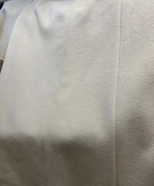 Burberry's（バーバリー）Burberry's (バーバリーズ) アンゴラ混ステンカラーコート イエロー サイズ:38の古着・服飾アイテム