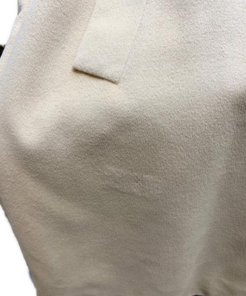 Burberry's（バーバリー）Burberry's (バーバリーズ) アンゴラ混ステンカラーコート イエロー サイズ:38の古着・服飾アイテム