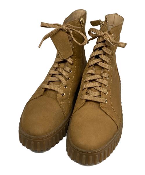 CLARKS（クラークス）CLARKS (クラークス) Torhill Rise ブラウン サイズ:23.5ｃｍの古着・服飾アイテム