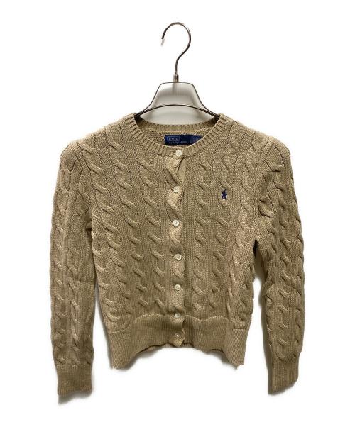 POLO RALPH LAUREN（ポロ・ラルフローレン）POLO RALPH LAUREN (ポロ・ラルフローレン) カーディガン ベージュ サイズ:Sの古着・服飾アイテム