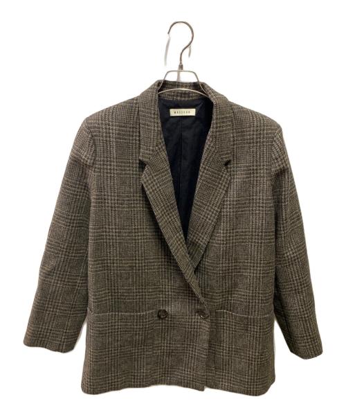 MASSCOB（マスコブ）MASSCOB (マスコブ) ダブルジャケット ブラウン サイズ:36の古着・服飾アイテム
