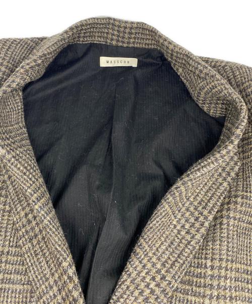 MASSCOB（マスコブ）MASSCOB (マスコブ) ダブルジャケット ブラウン サイズ:36の古着・服飾アイテム