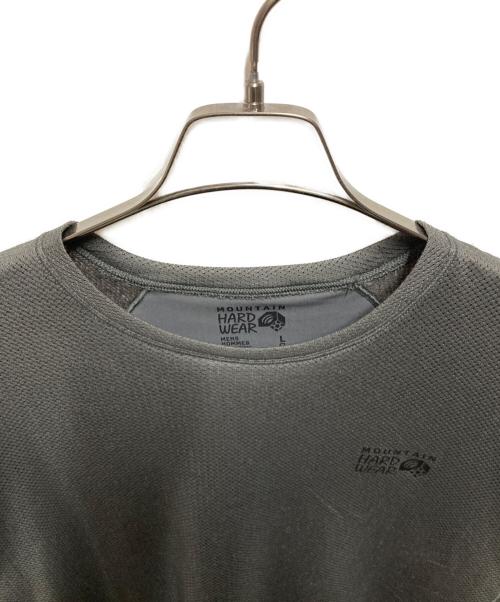 MOUNTAIN HARD WEAR（マウンテンハードウェア）MOUNTAIN HARD WEAR (マウンテンハードウェア) エアメッシュロングスリーブクルー グレー サイズ:Lの古着・服飾アイテム