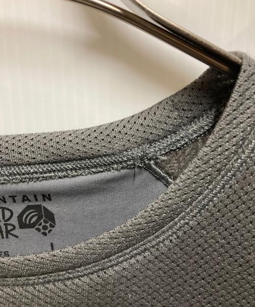 MOUNTAIN HARD WEAR（マウンテンハードウェア）MOUNTAIN HARD WEAR (マウンテンハードウェア) エアメッシュロングスリーブクルー グレー サイズ:Lの古着・服飾アイテム